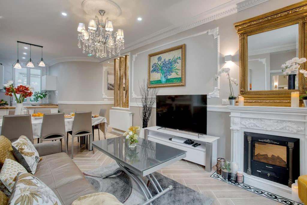 Chaleureux 100m2 3ch - Sejour Romantique Parfait Apartment Paris