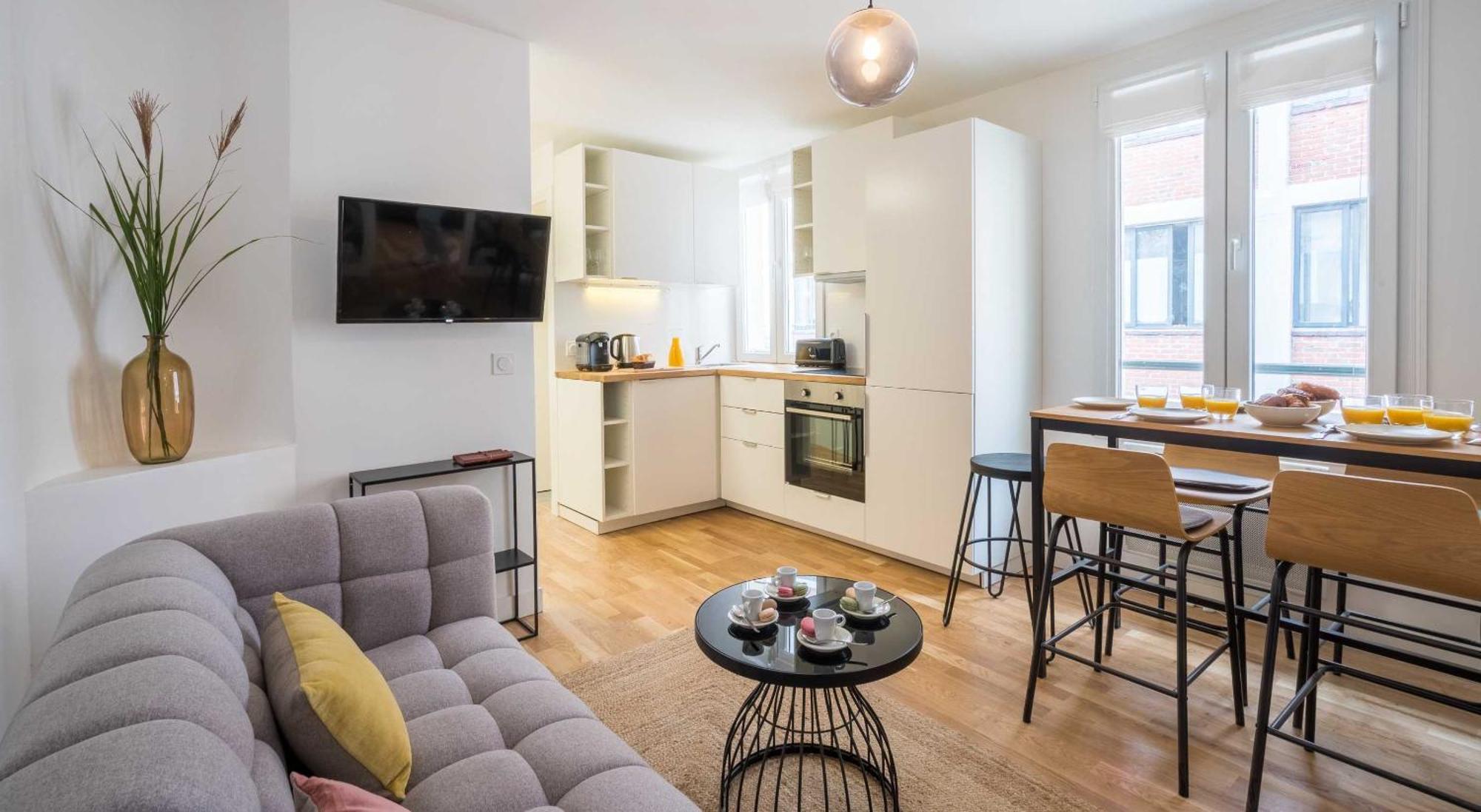 Apartment Cosy 3bdr-6p - Parc Des Buttes-chaumont