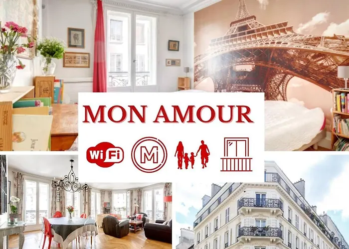 Mon Amour - Vrai Appartement Parisien - Paris Centre- Cosy Modern & Comfort - Free Travel Guide - Offre Speciale Famille - Special Offer