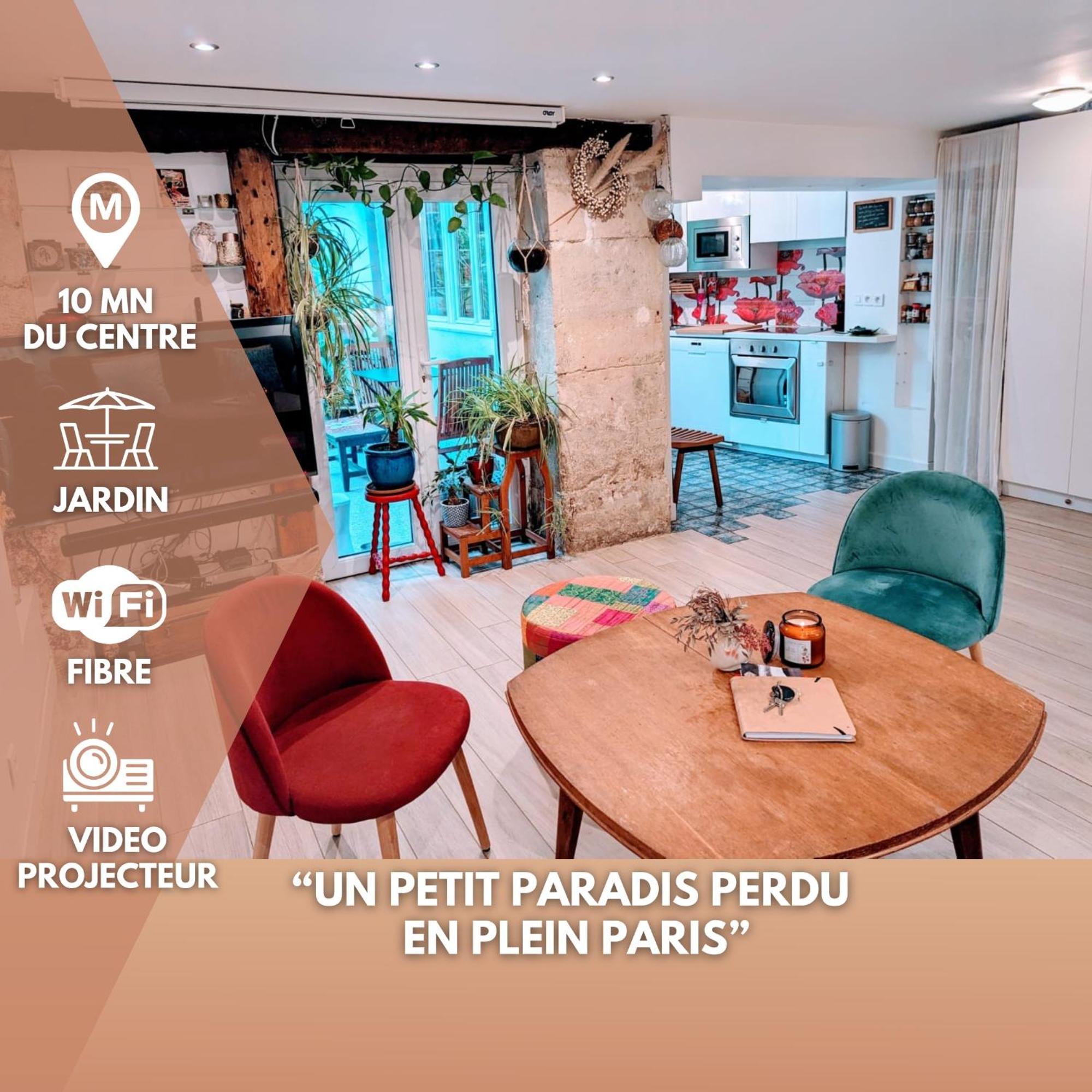 ღ Le Jardin Parisien Calme Avec Terrasse Et Wifi ღ *