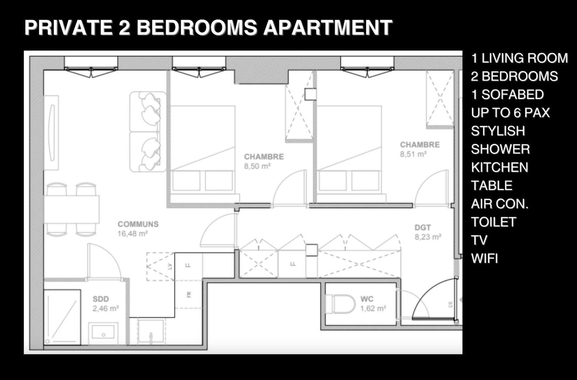 Apartment Pere Lachaise Paris