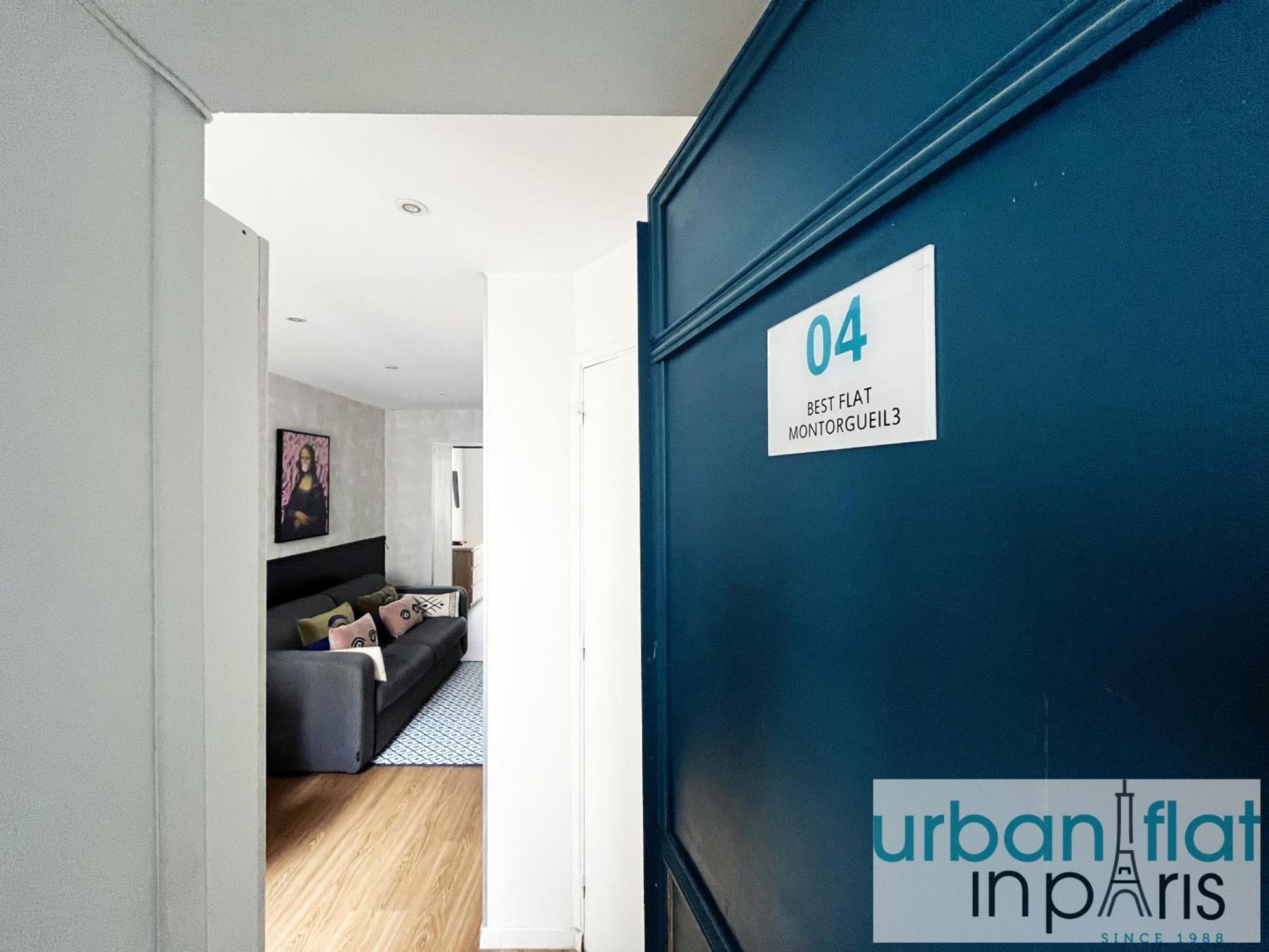 Appartement Urban Flat 04 - Pretty 2 Bedroom Flat In Montorgueil *