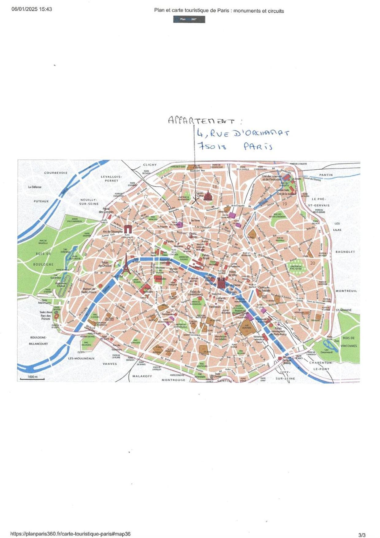 Appartement Sacre Coeur Montmartre Et Tour Eiffel, 8 People,