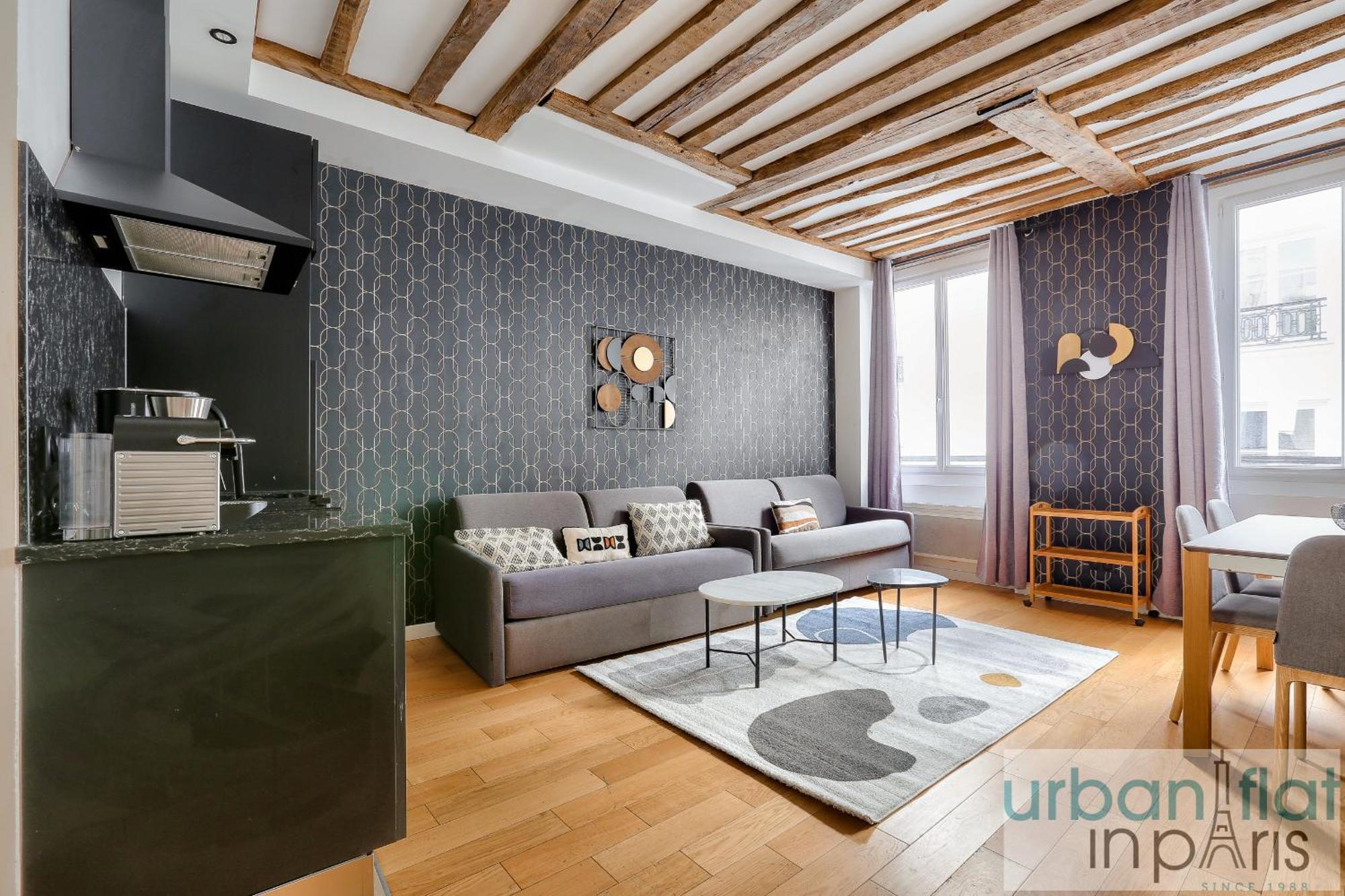Urban Flat 96 - 1 Bedroom Aboukir Paris