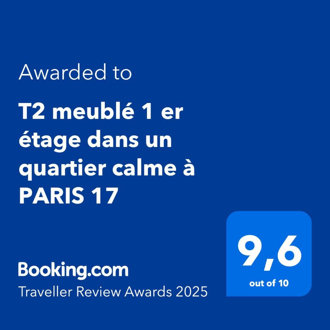T2 Meuble 1 Er Etage Dans Un Quartier Calme A 17 Paris