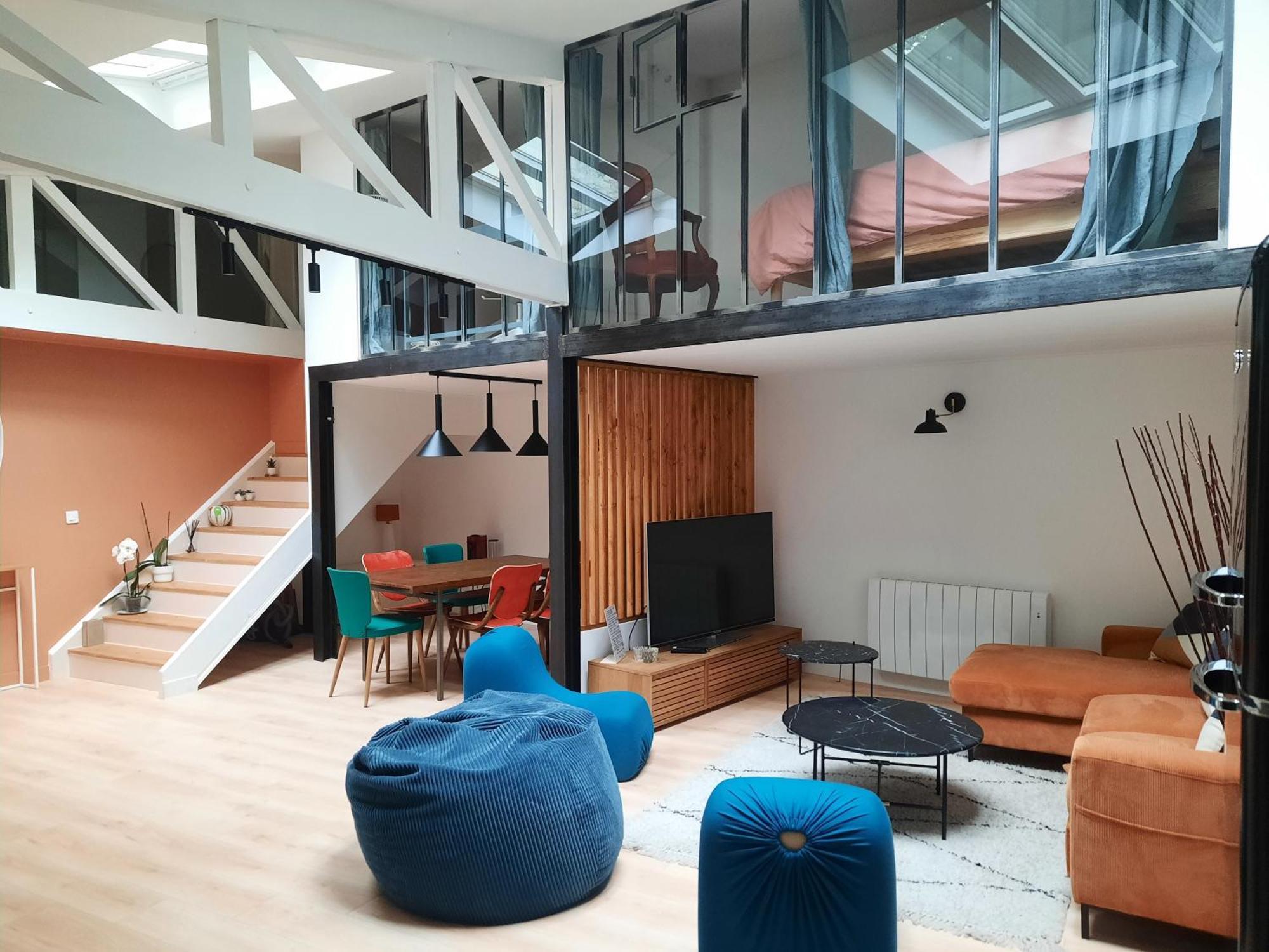 Loft 4-5 Personnes A Montmartre - Parking Prive Sur Reservation Privatunterkunft
