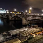 Classic Riverboat In The Center Of Paris