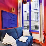 Colourful Studio For 2 - Heart Of Le Marais
