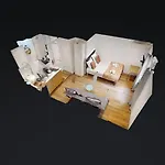 135 Suite Franck - Charmant Studio A Paris
