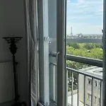 Apparemment Lumineux Vue Tour Eiffel