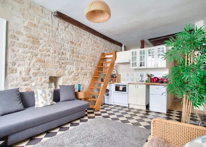 Cozy 1 Mezzanine & 1Bedroom Louvre Moulins Free Netflix