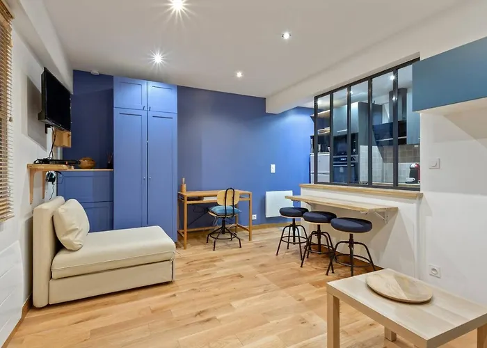 Charming Blue Studio - 15 mins to Grand Palais