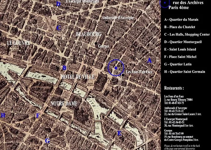 Paris Interiors Rentals - Le Marais Archives 2 Bdr