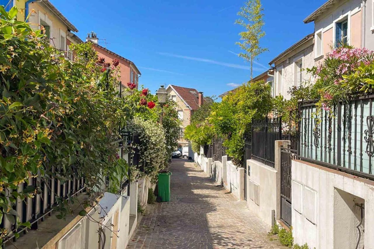 Ferienhaus Charming Townhouse With Garden In The Of Paris
