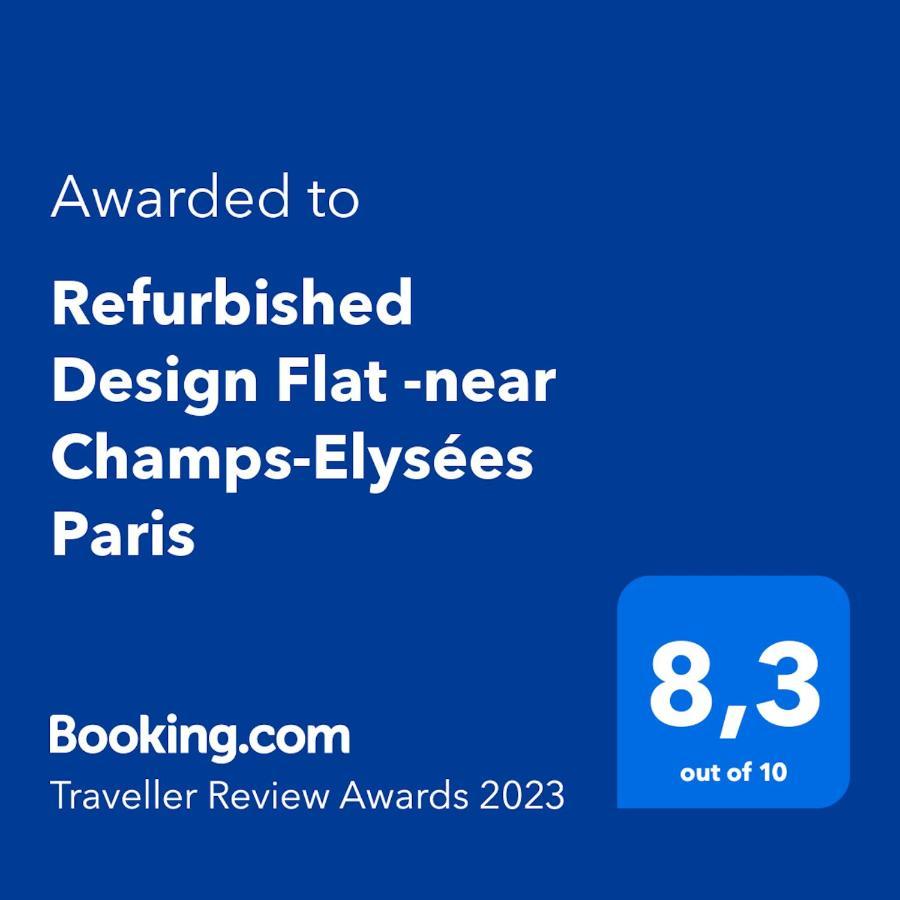 Refurbished Design Flat -near Champs-elysees Paris