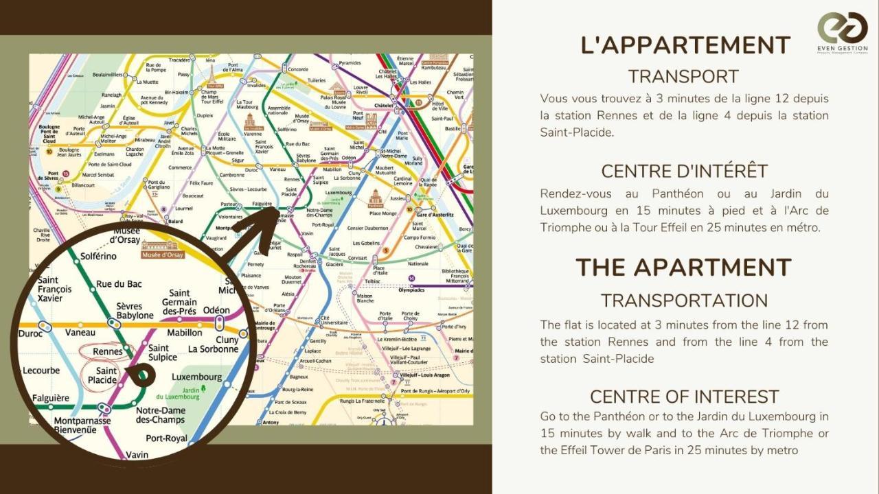 Grand Confort#st Germain-montparnasse#4p Apartment Paris