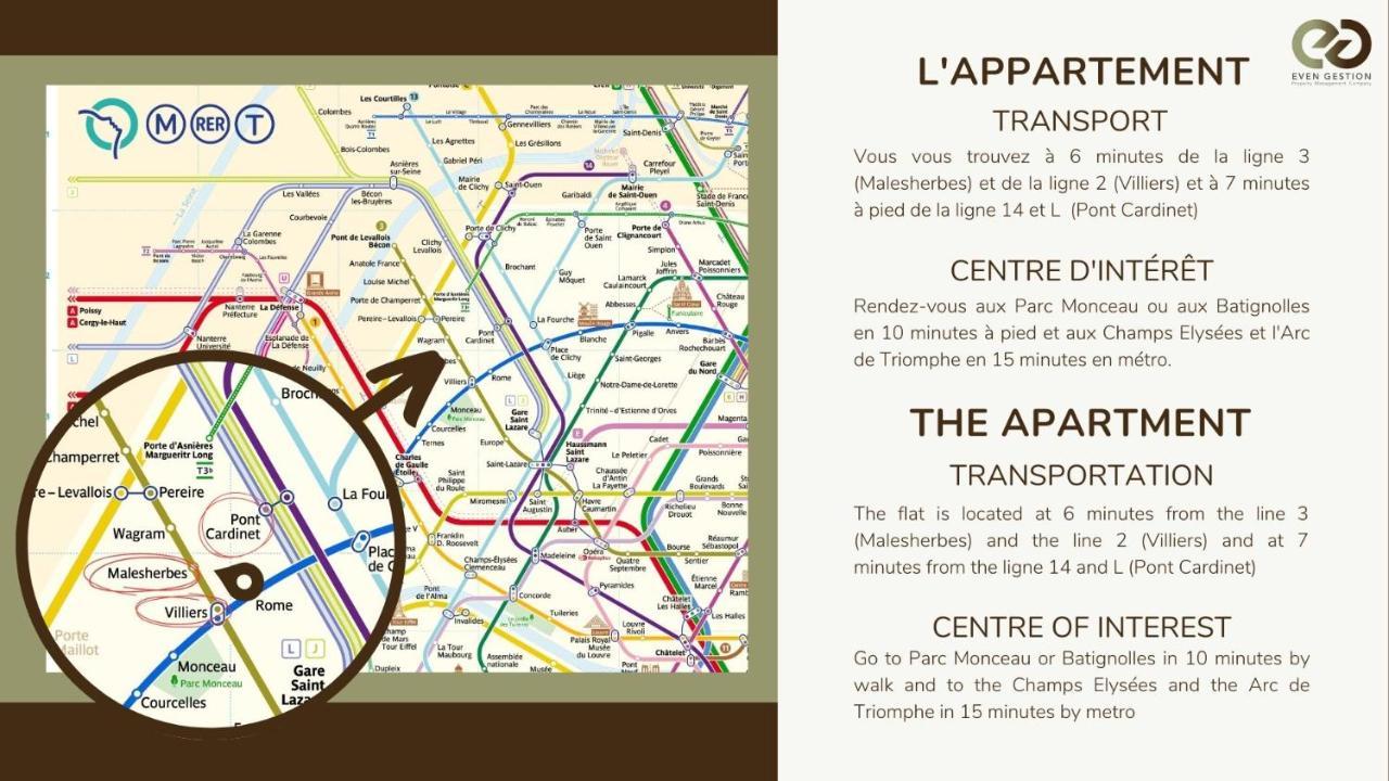 4pers#malesherbes#parc Monceau * Paris