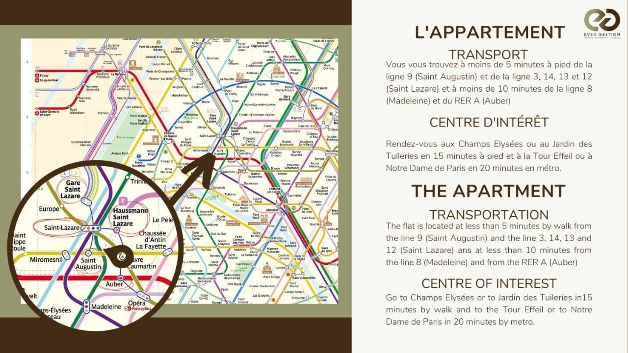 Apartment 11.appart 8pers#madeleine#gallerie La Fayette