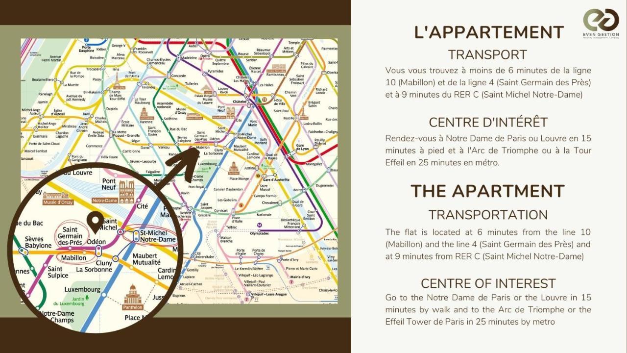 Apartment Studio 2pers#saint Germain#musee Du Louvre