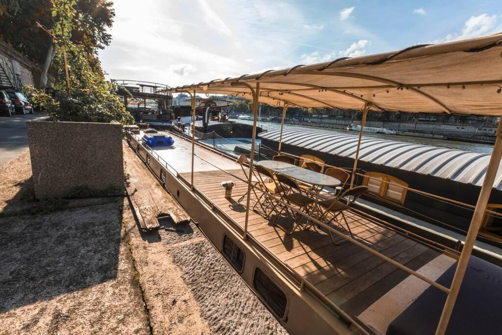 Classic Riverboat In The Center Of