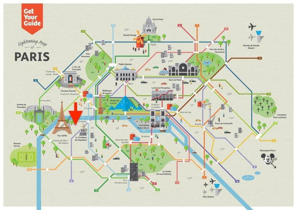 Special! 500m To Eiffel Tower: Duplex With Terrace * Paris