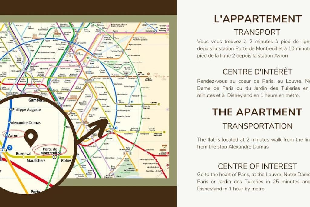 31.appart 8pers#3 Bedroom #pere Lachaise #nation Appartement Paris