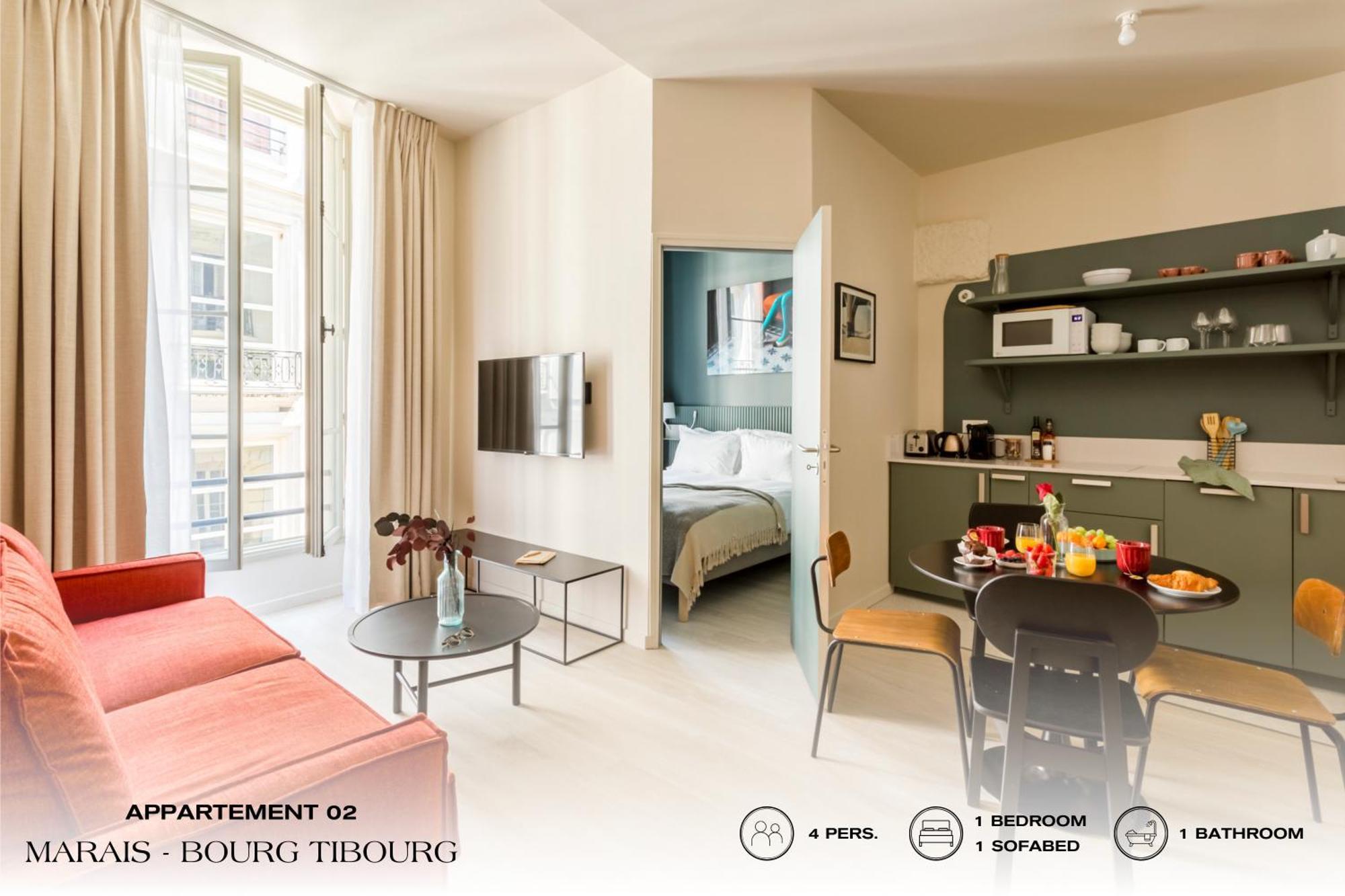Appartement Beauquartier - Le Marais