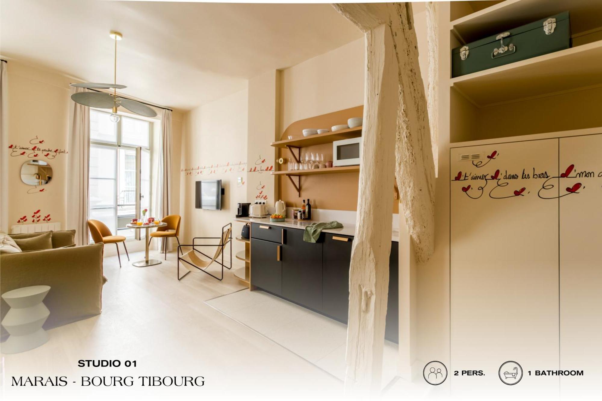 Appartement Beauquartier - Le Marais