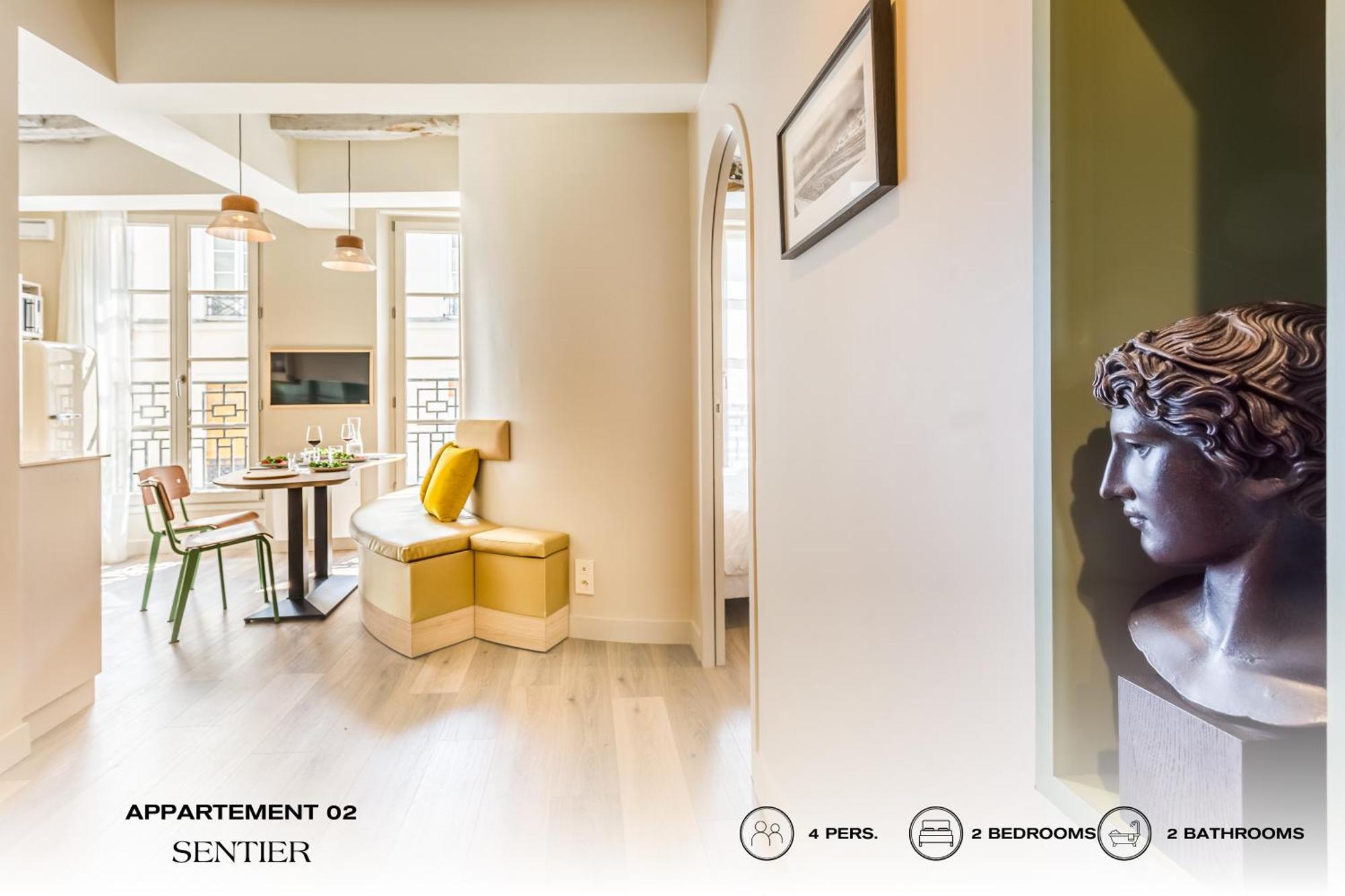 Apartment Beauquartier - Sentier Paris