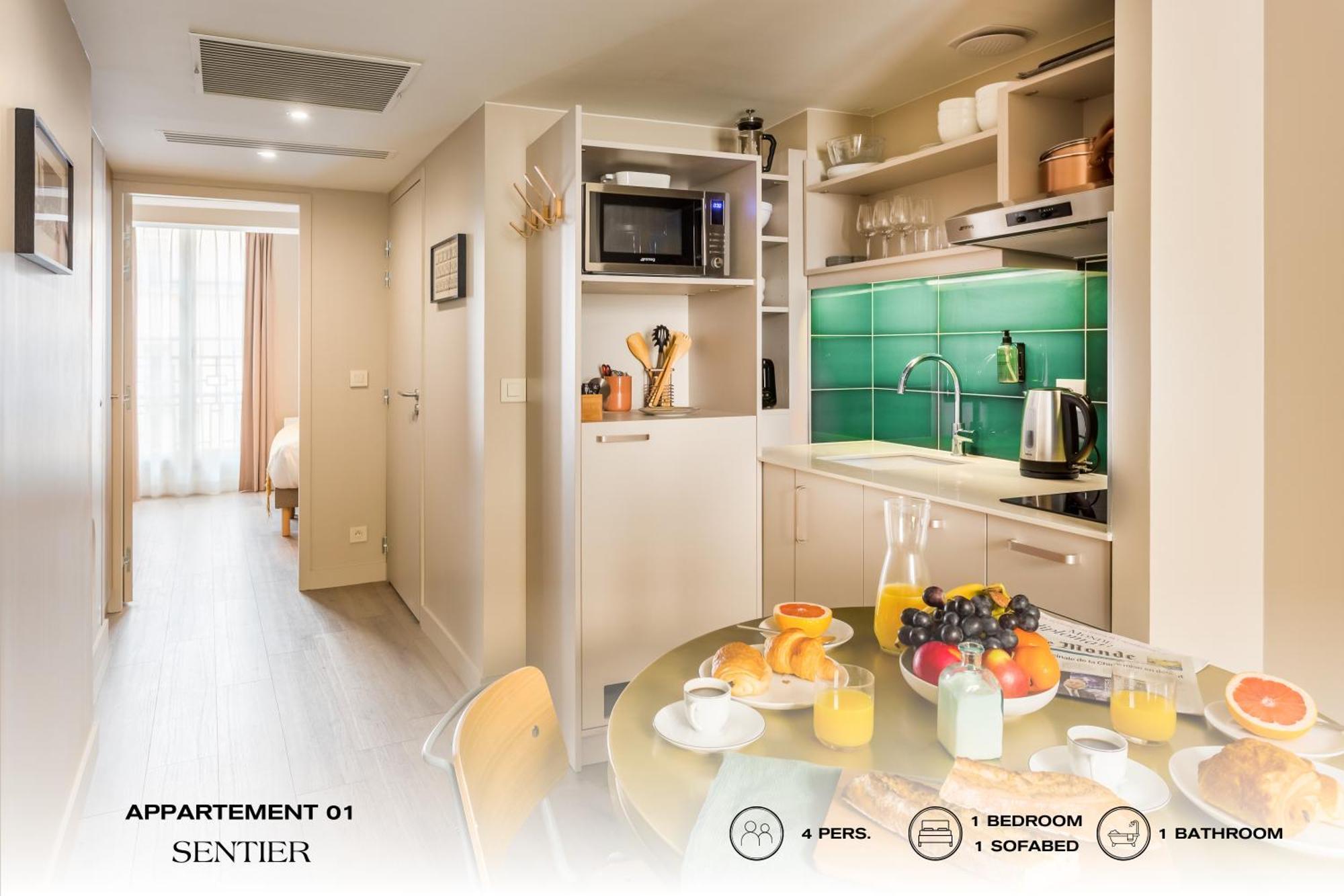 Beauquartier - Sentier Apartment