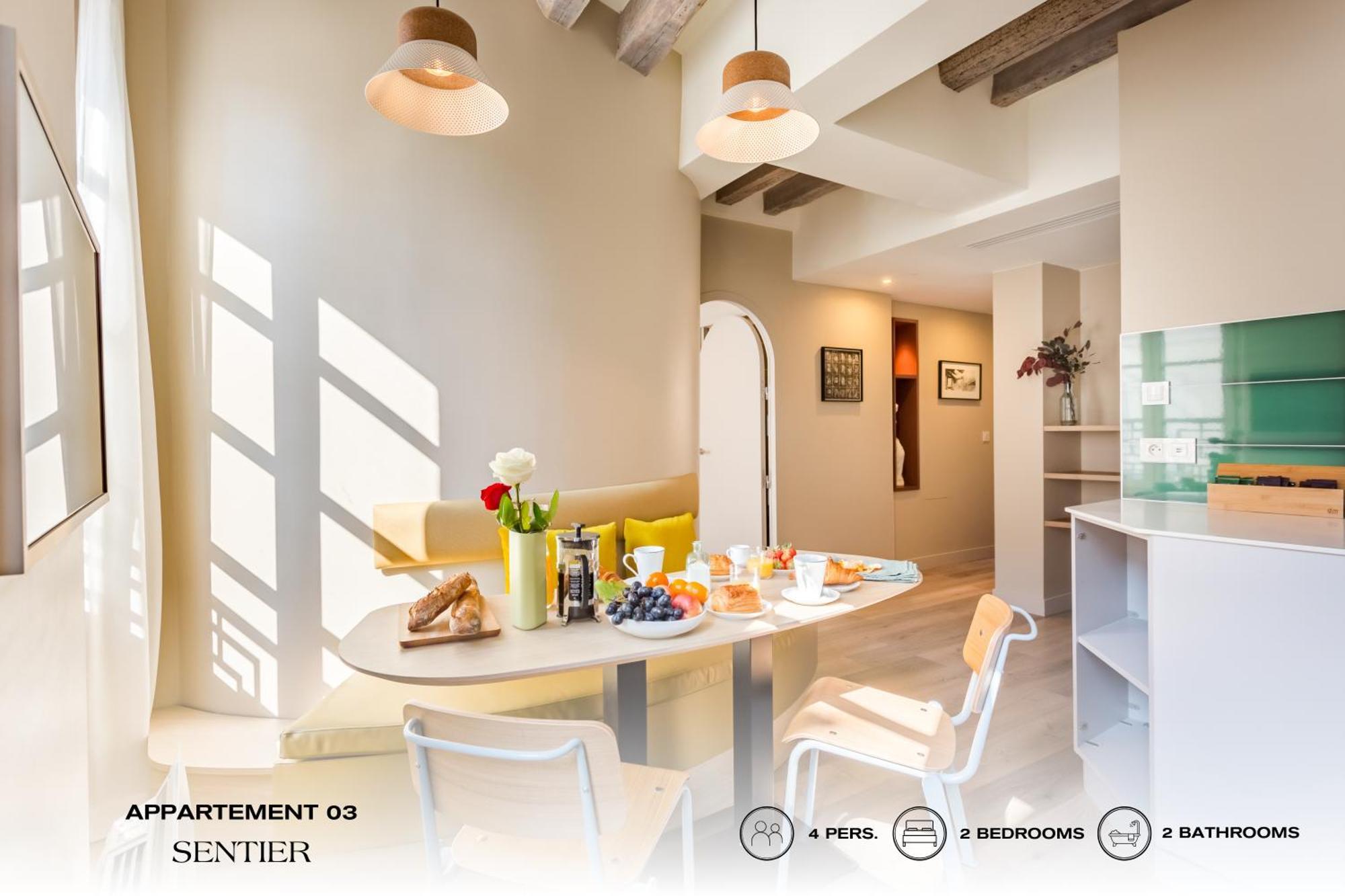 Beauquartier - Sentier Apartment