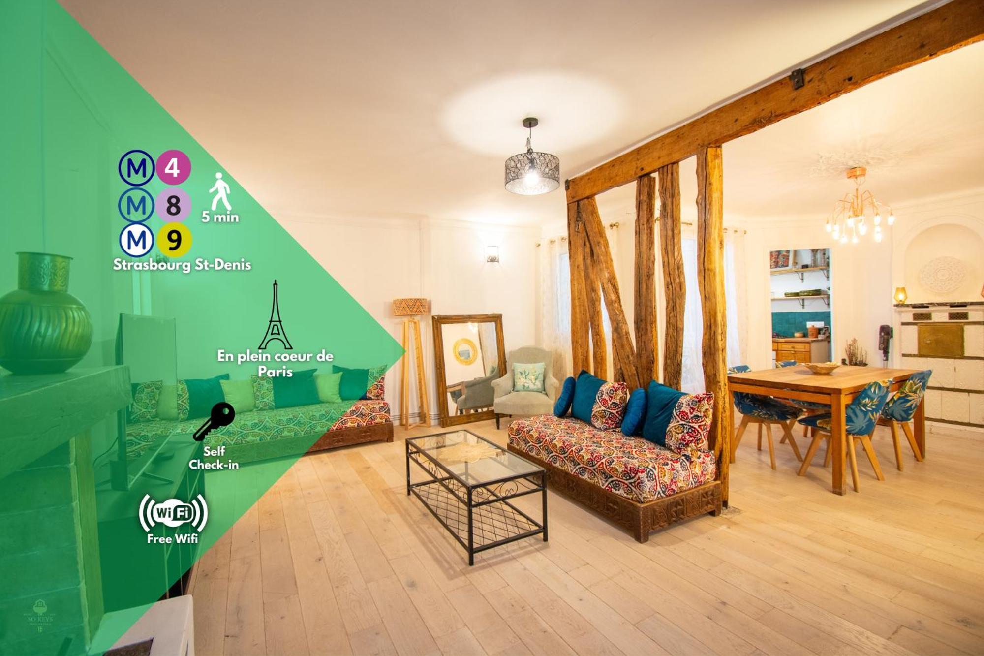 Wonderful Typical Flat 3 Bedrooms / 6 Pax