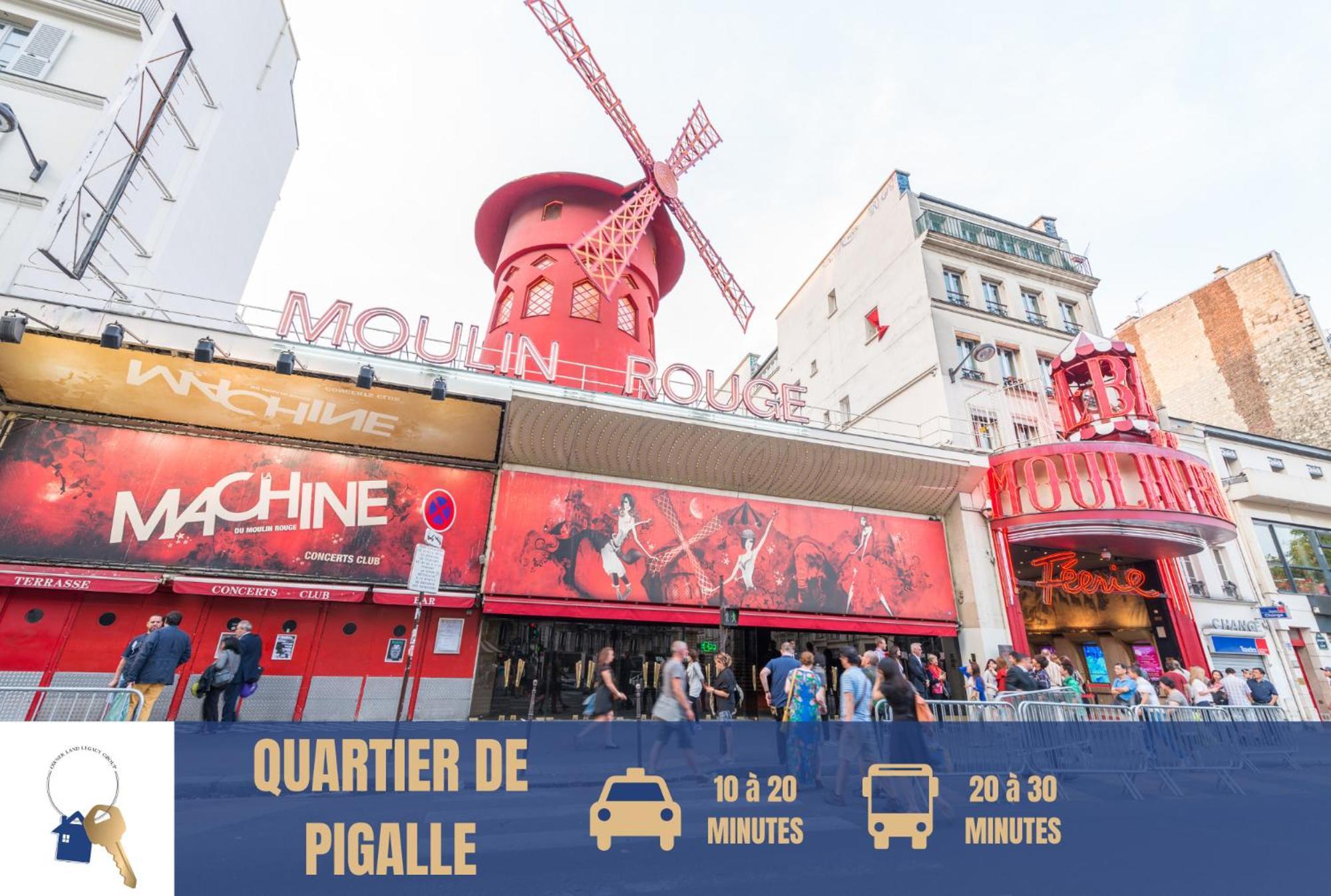 Séjour chez l'habitant Lit Double Et Salon Avec Canape-lit A 10 Minutes Des Champs Elysees *