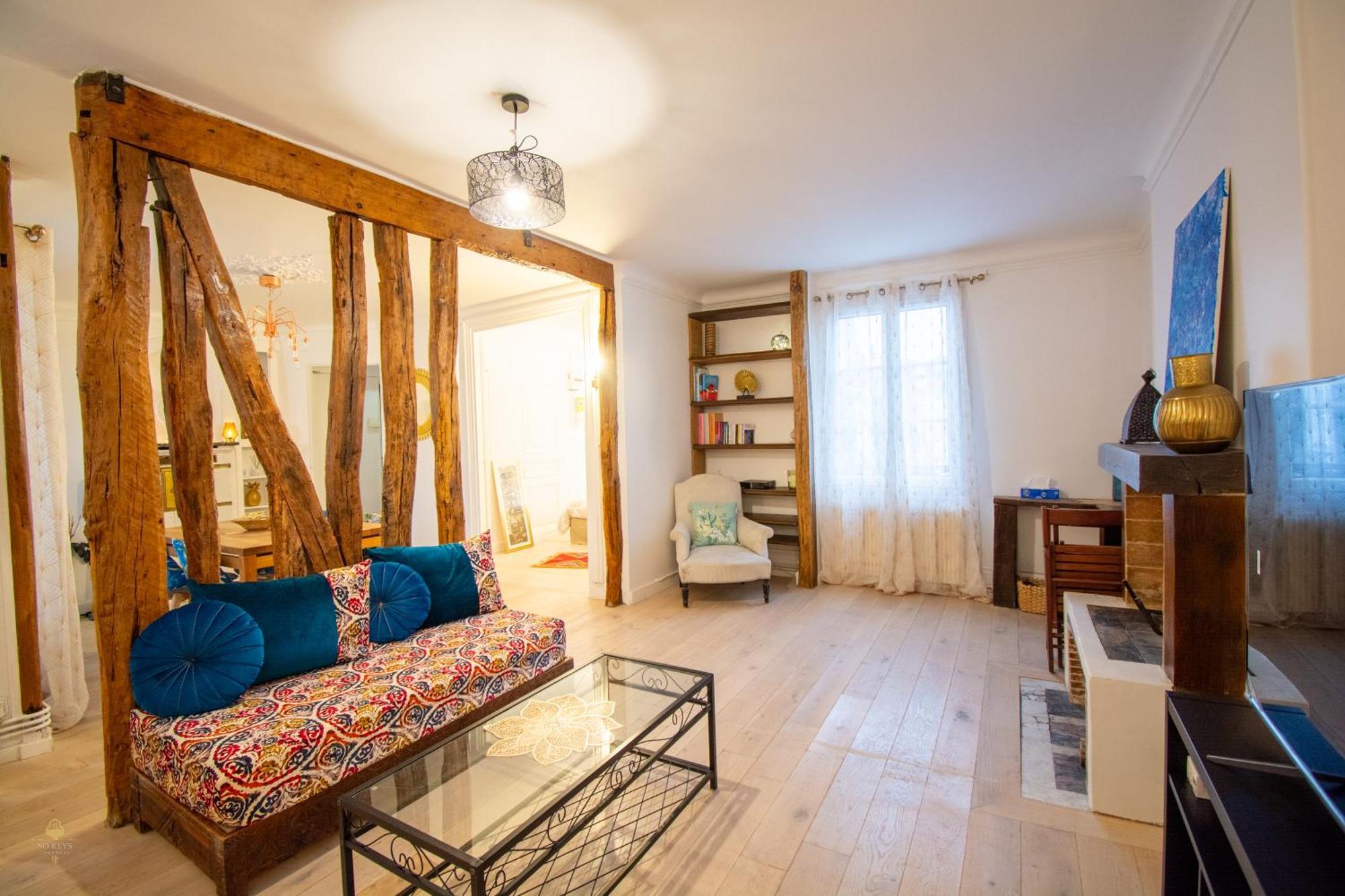 Wonderful Typical Flat 3 Bedrooms / 6 Pax * Paris