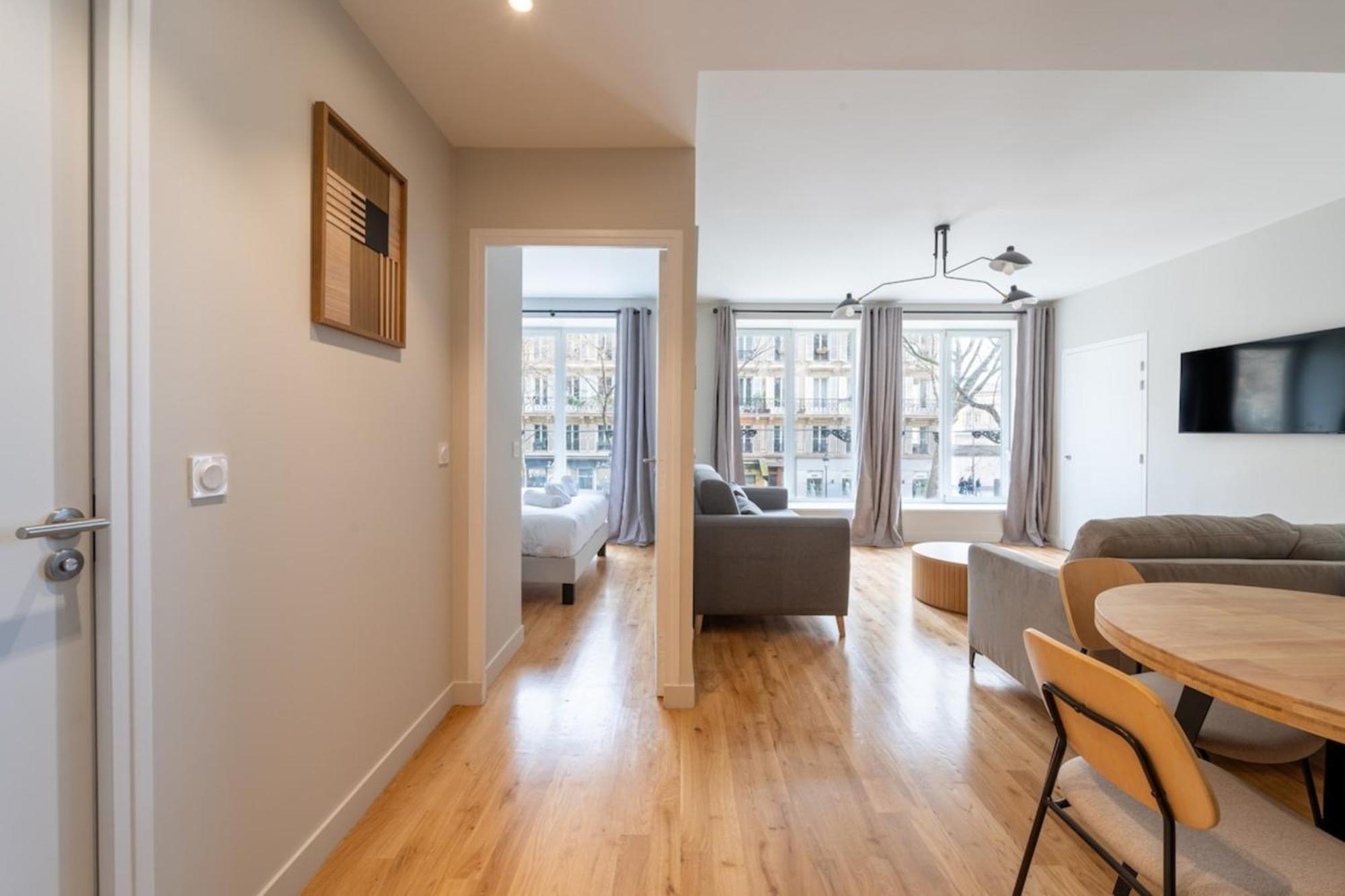 Beautiful & Modern 1bd Flat Near Montmartre Apartment *