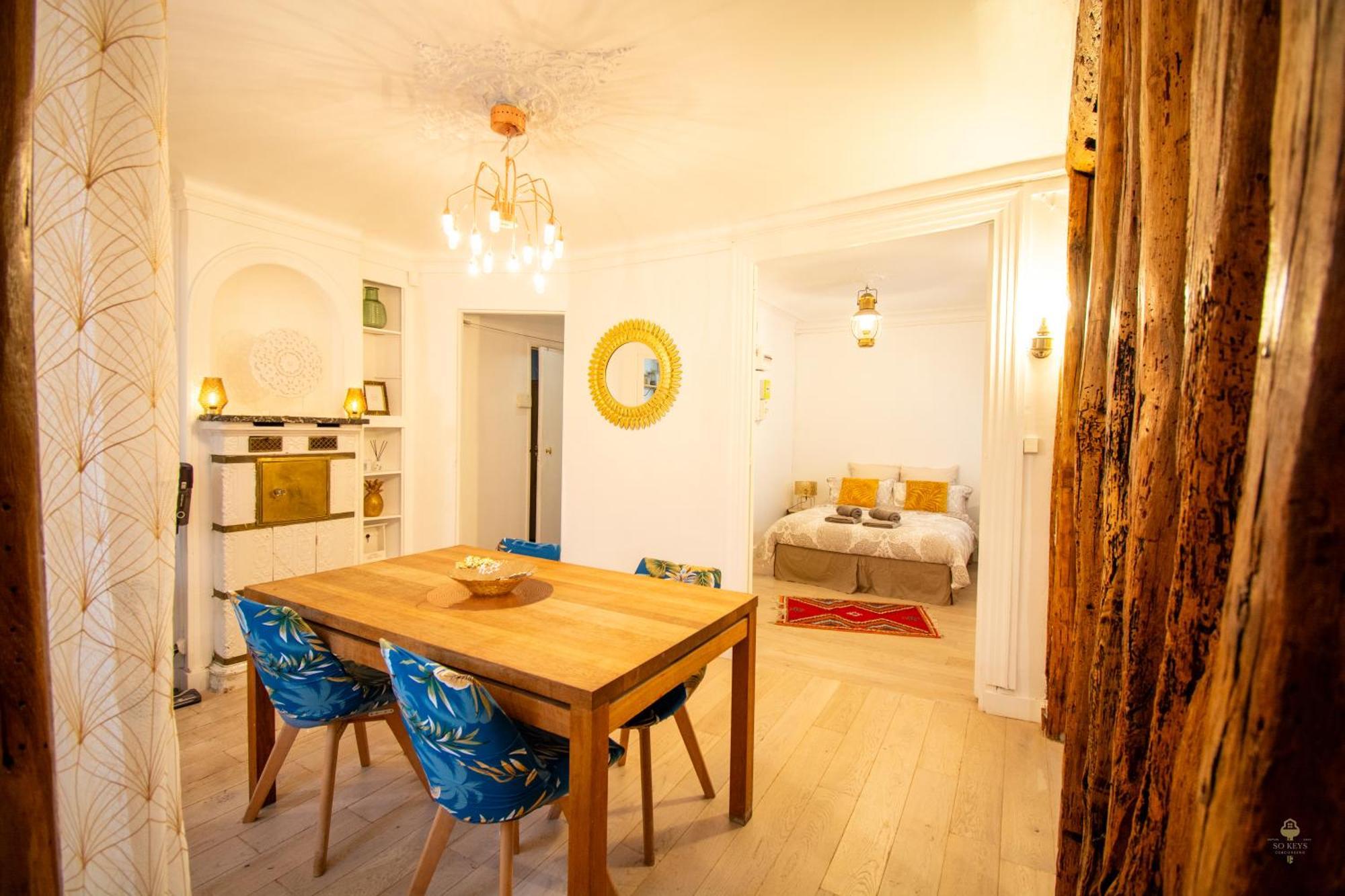 Wonderful Typical Flat 3 Bedrooms / 6 Pax * Paris