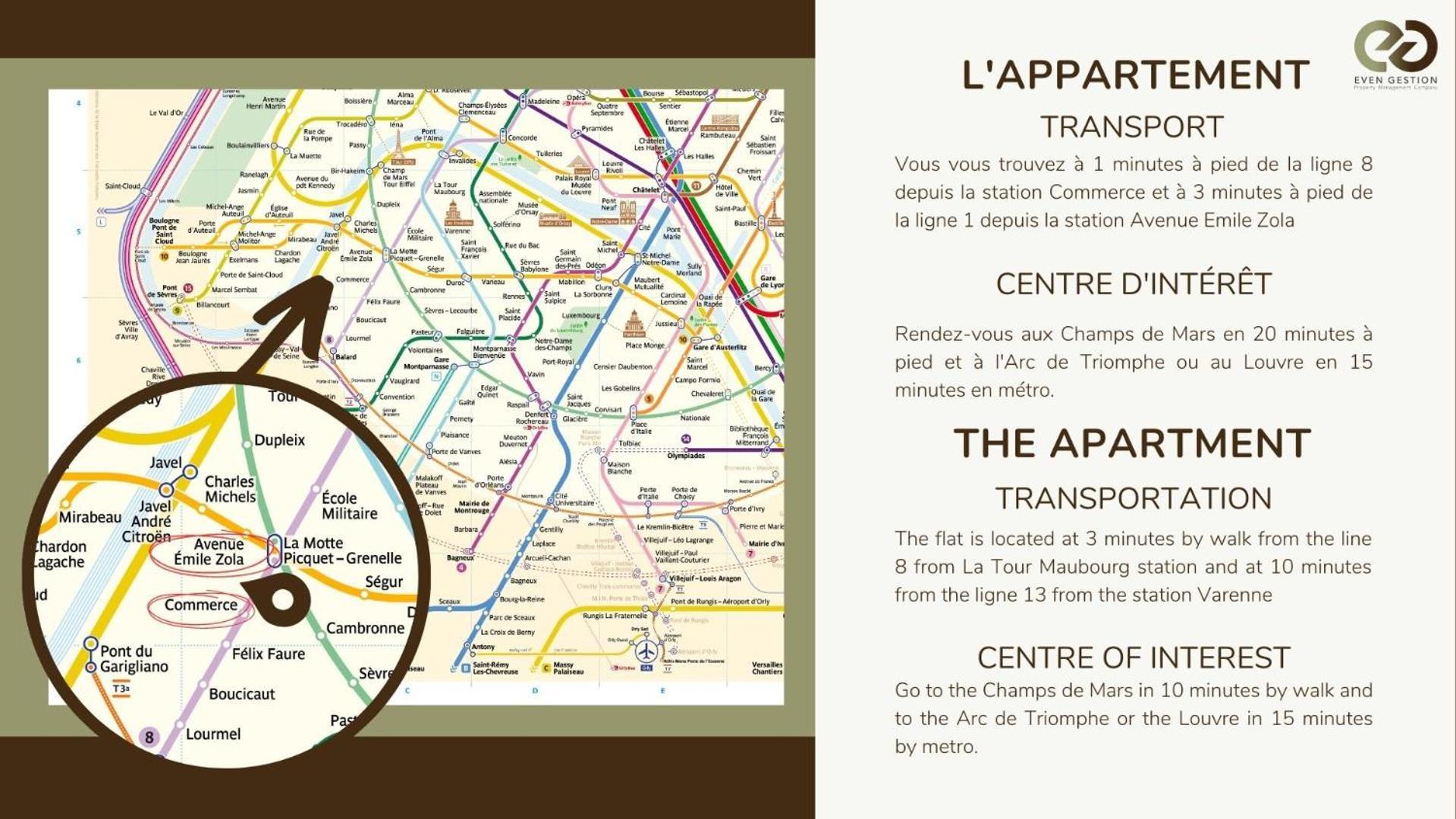 4d#appart 4pers # 1 # Commerce # 15#ac *