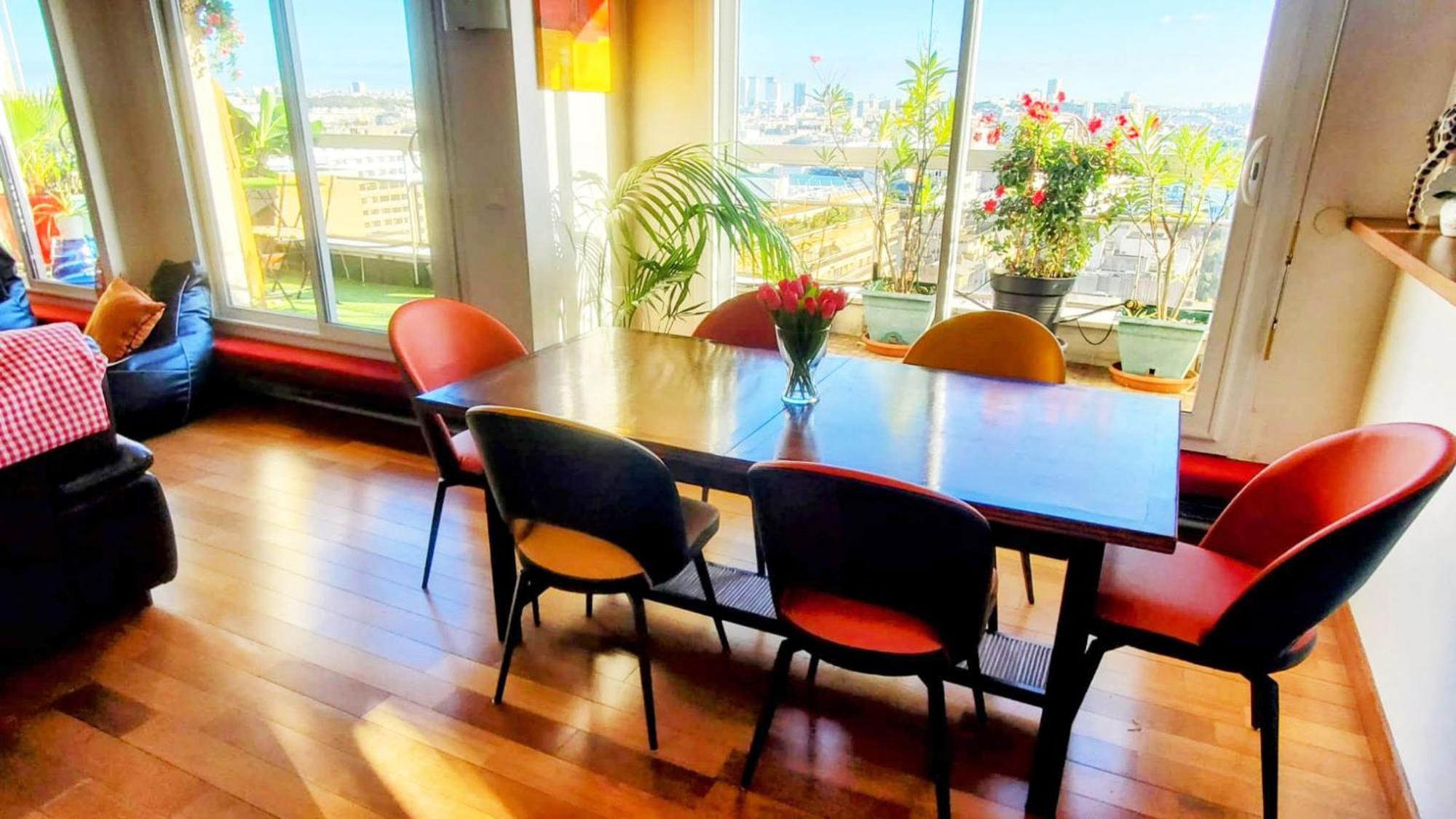 Dernier Etage, 108m2, Vue Panoramique Paris