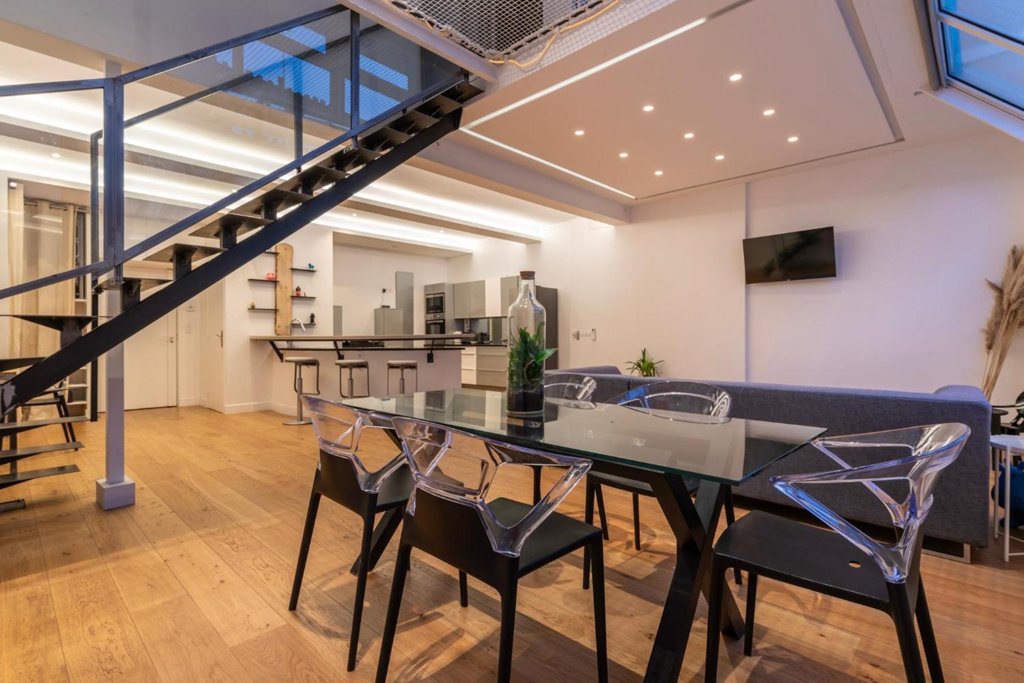 Apartment Loft Design & Familial Parc Des Buttes Chaumont *