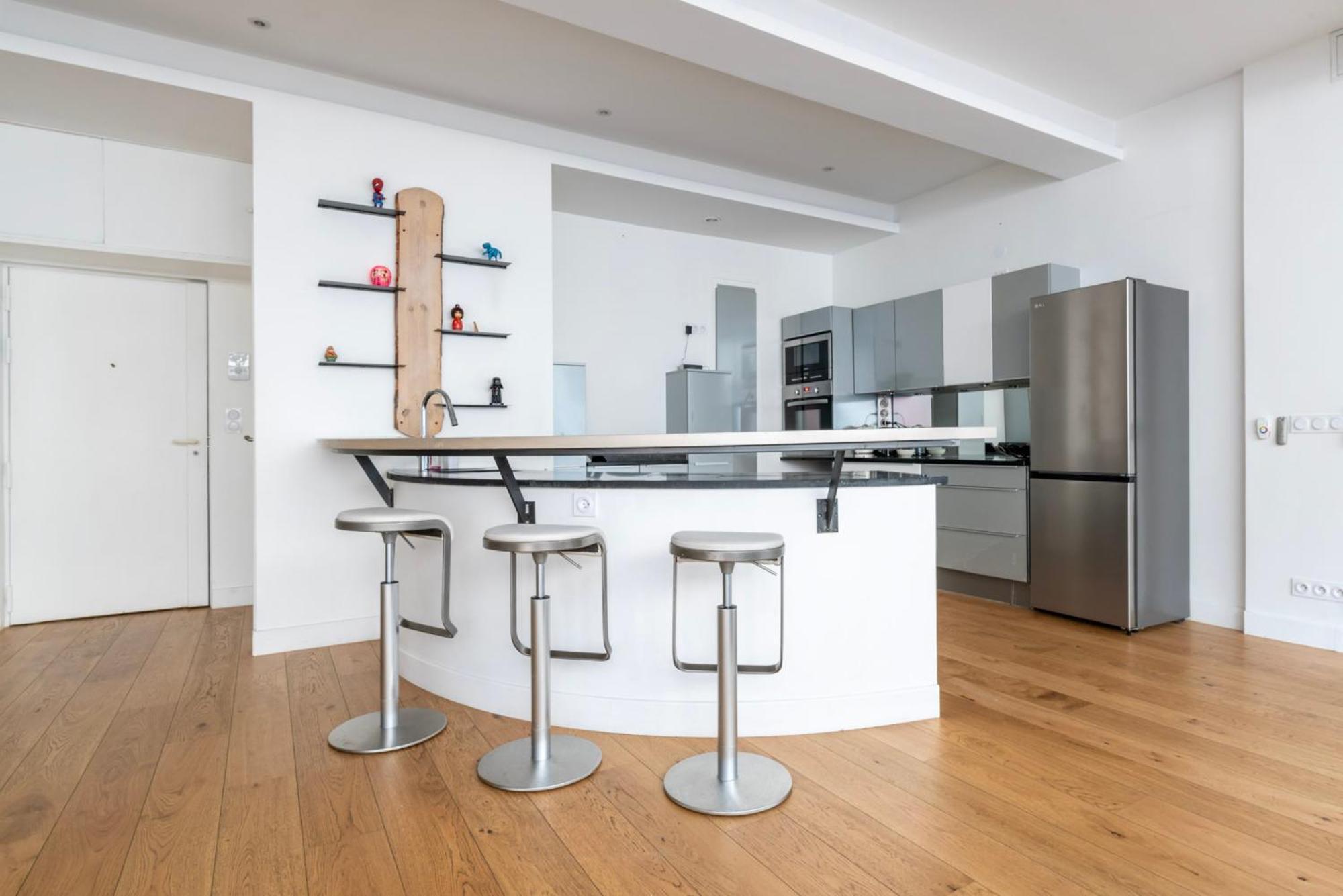 Apartment Loft Design & Familial Parc Des Buttes Chaumont