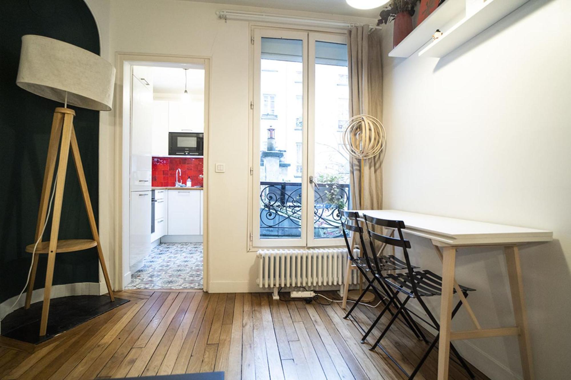 Apartment Pretty 36 M Near Buttes-chaumont *