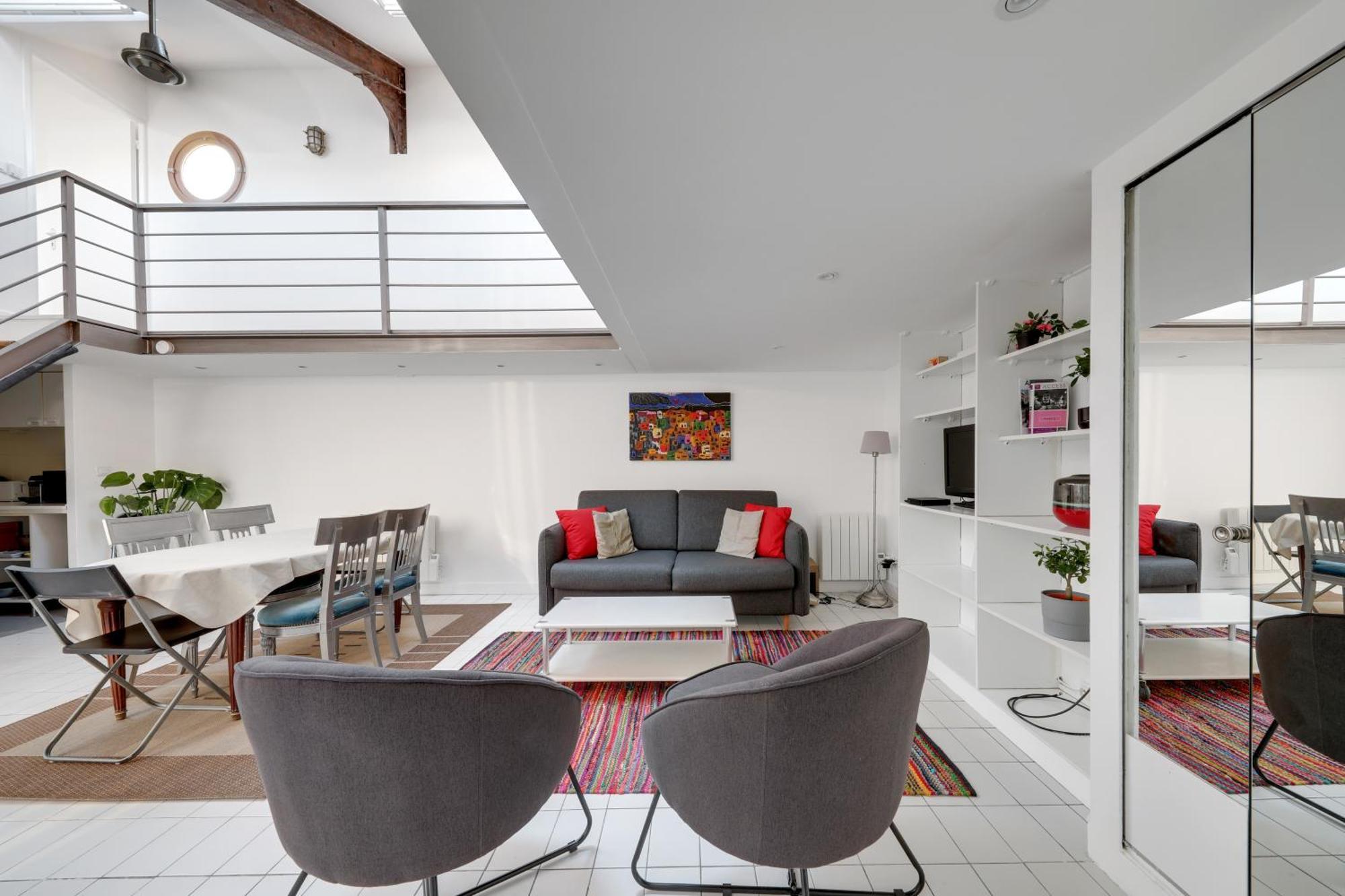Appartement Grand Loft Standing Pour 6 Pers By Weekome Paris