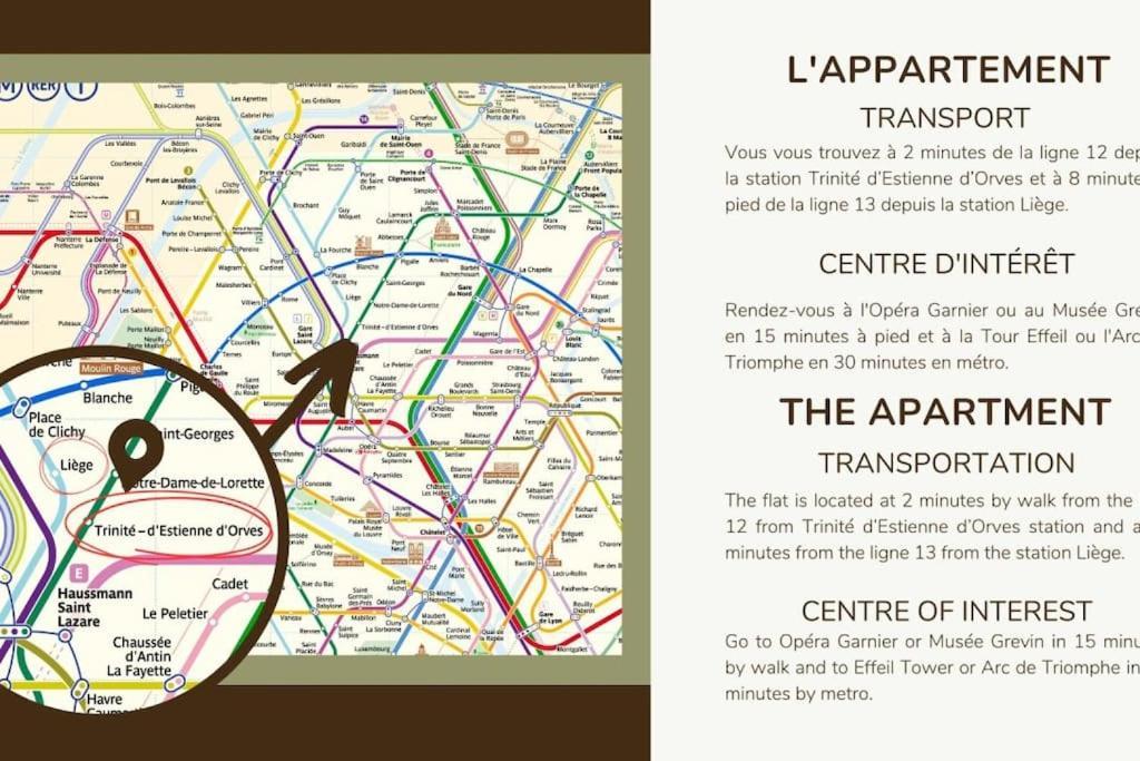 01.appart 4pers#2 Bedrooms#pigalle#opera#paris 9 *