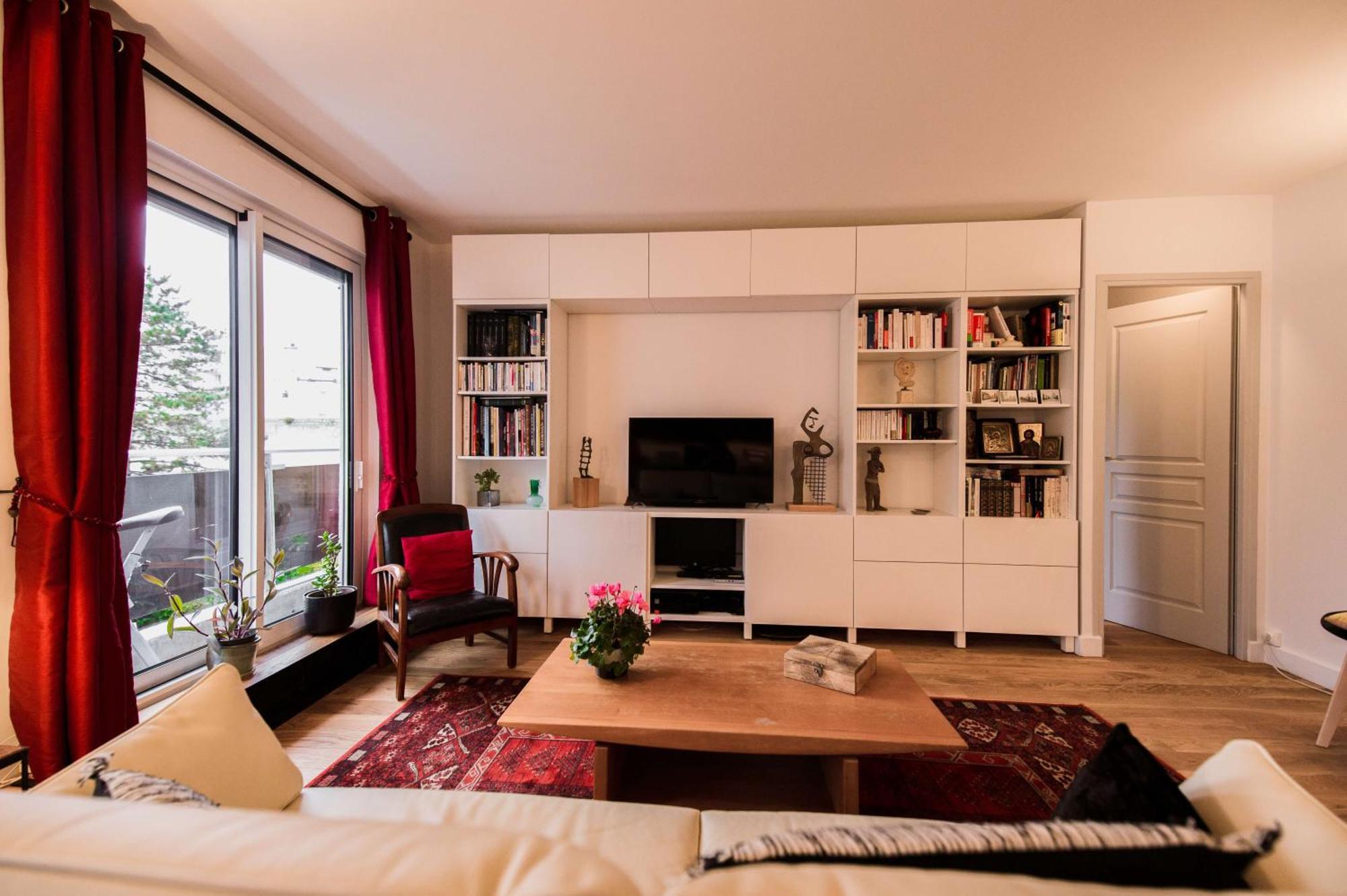 Apartment Paris-daumesnil - Grand 2 Pieces 4 Etoiles De Charme Sur Jardin - 61m2, Pour 4p - Large 4 Star Charming 1 Bedroom For 4 With Ac