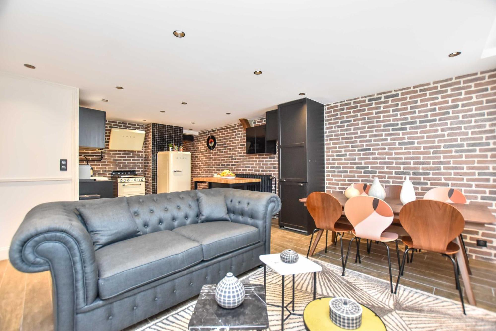 Charming 3br Montorgueil Republique Appartement *