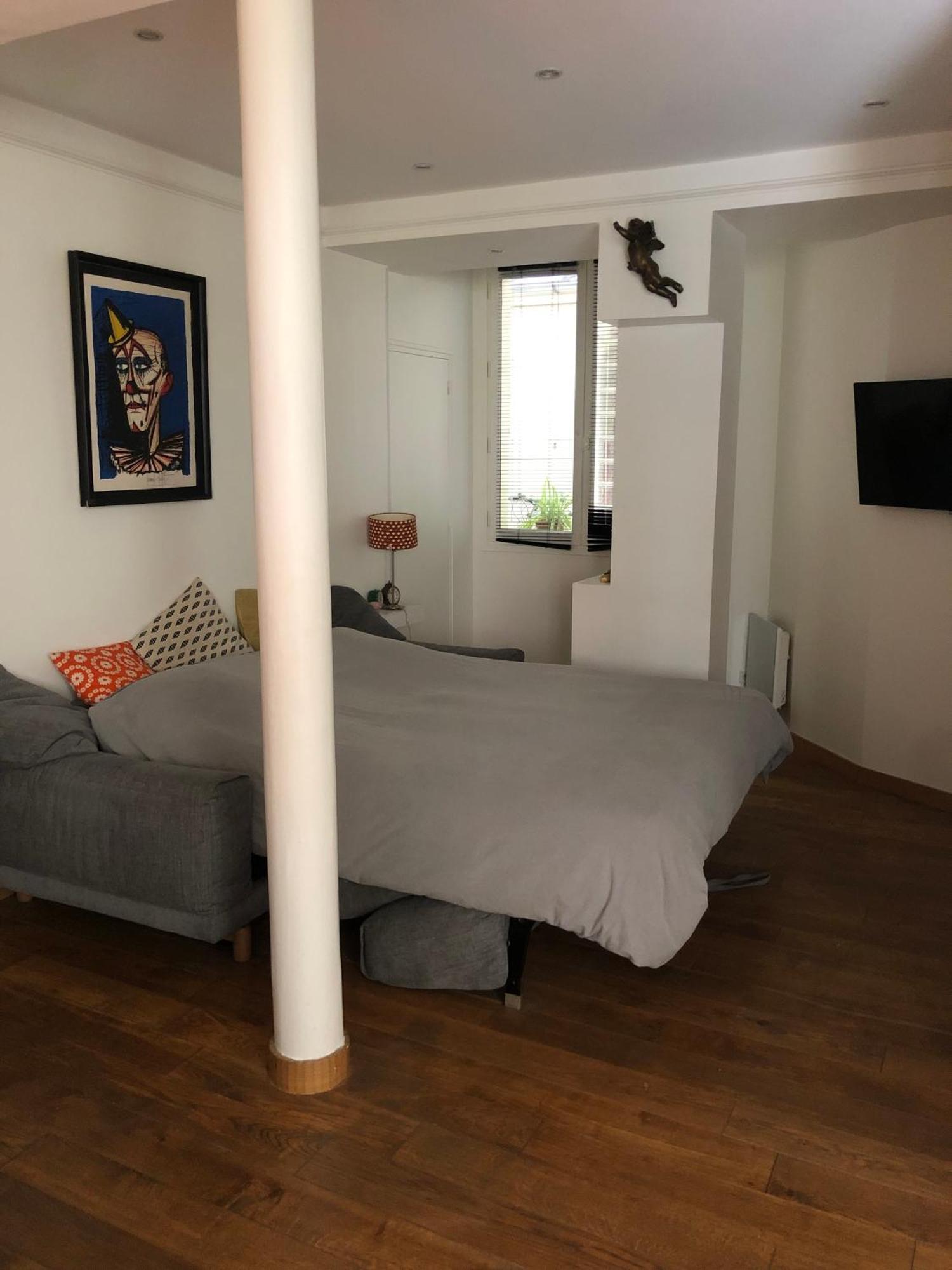 Grand Studio Atypique 45 M2 ,paris 10 Eme