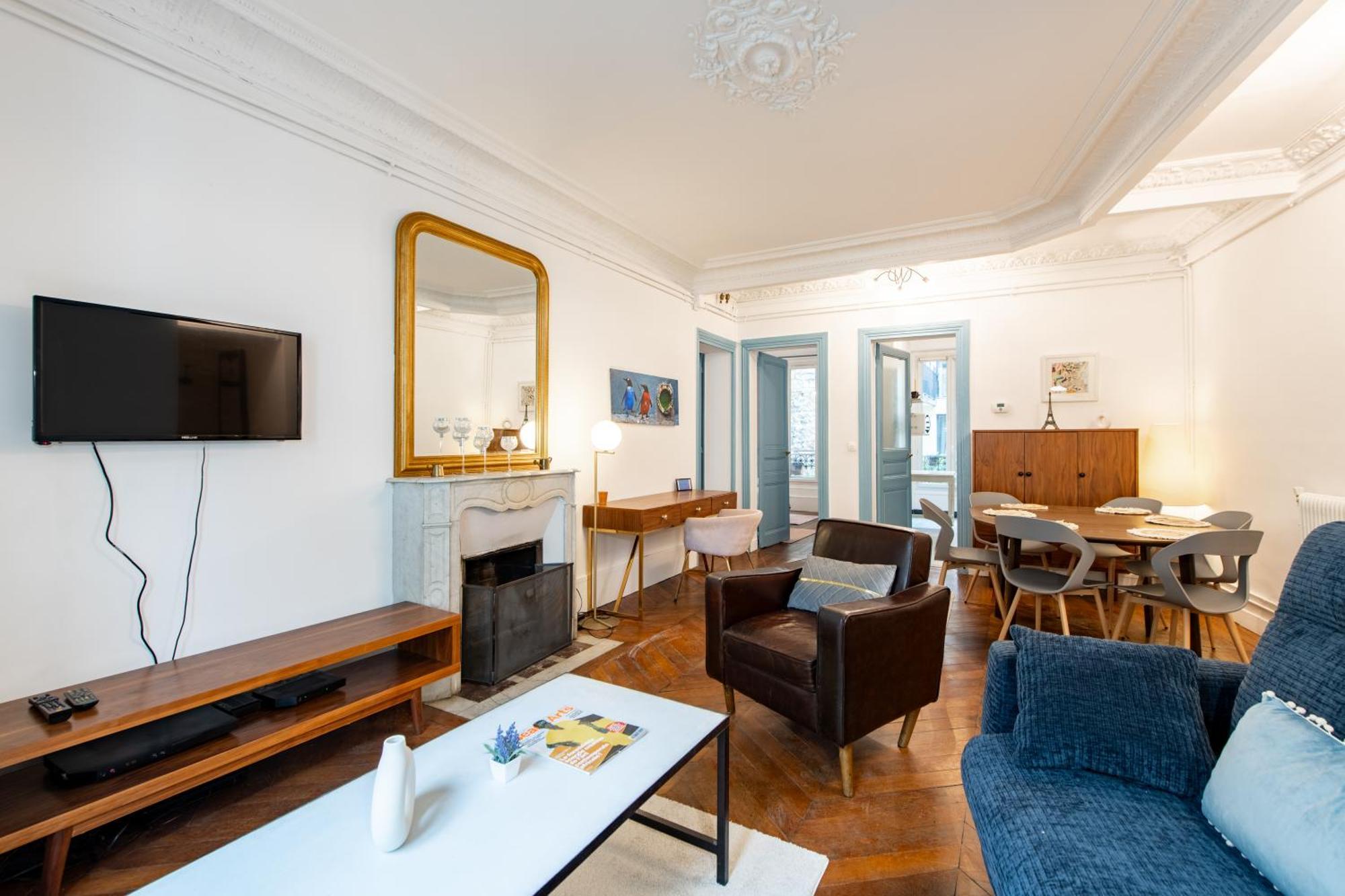 Appartement Stylish 2-bedroom Near The Famous Moulin Rouge Paris