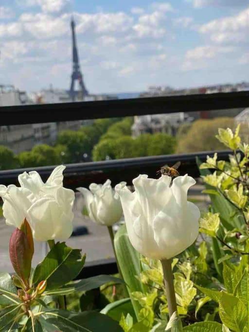 Apartment New Rbnb Eiffel Tower Rooftop 360 Terrace View And Parking Paris