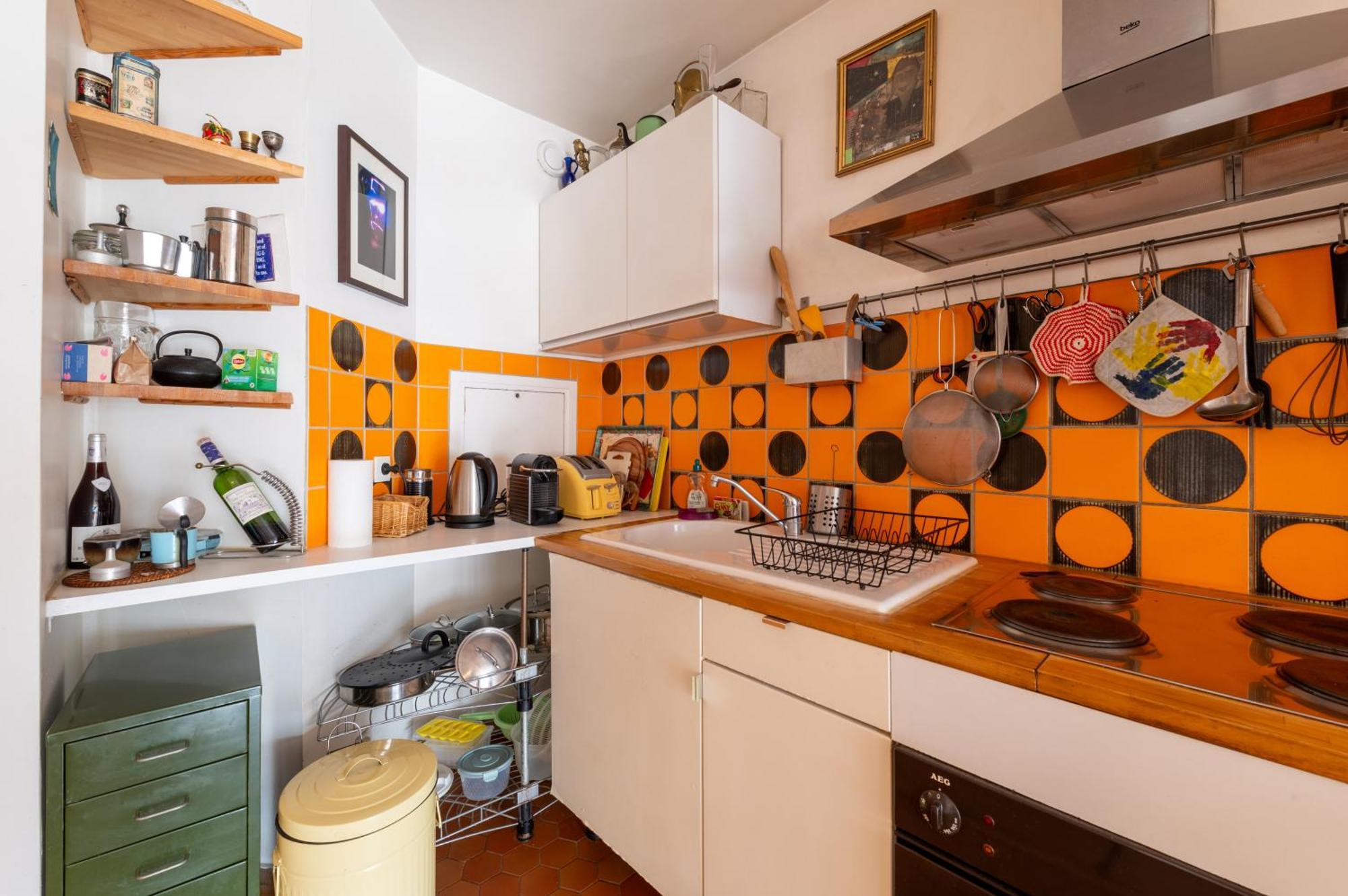 Apartment Trendy 1bd Retreat With Patio Goutte D'or