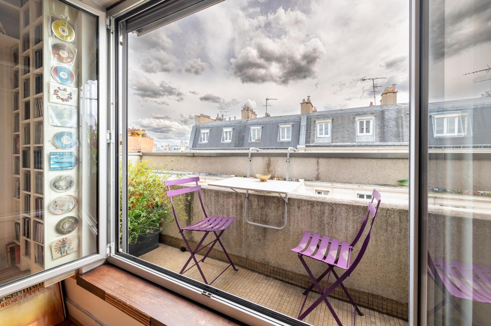 Trendy 1bd Retreat With Patio Goutte D'or Paris